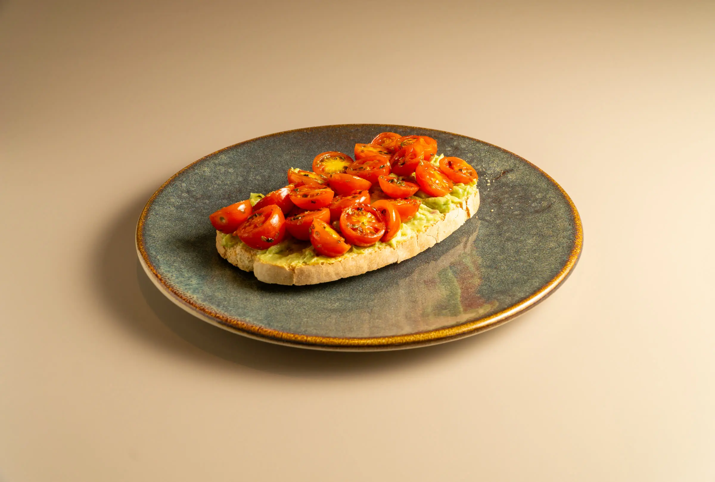 Tostada con tomate